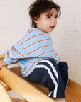 Striped Lightweight Crewneck - Roobear Kids