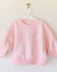 First Rodeo Fleece - lined Graphic Crewneck - Roobear Kids