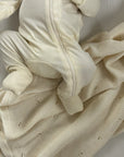 Vanilla Pointelle Cotton Baby Blanket - Roobear Kids