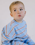 Striped Long Sleeve Romper - Roobear Kids