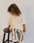 "Who Brought Snacks?" Organic Cotton Tee - Roobear Kids
