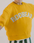 Roobear Fleece - lined Crewnecks (grey, yellow and pink) - Roobear Kids