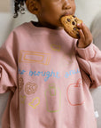 Snacks Lightweight Crewneck - Roobear Kids