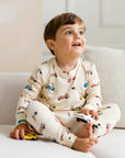 Race Car Two - Piece PJs - Roobear Kids