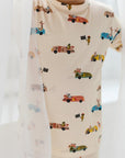 Race Car Two - Piece PJs - Roobear Kids
