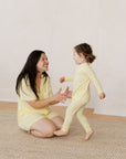 Women's Butter Yellow PJ Set - Shorts and Tee