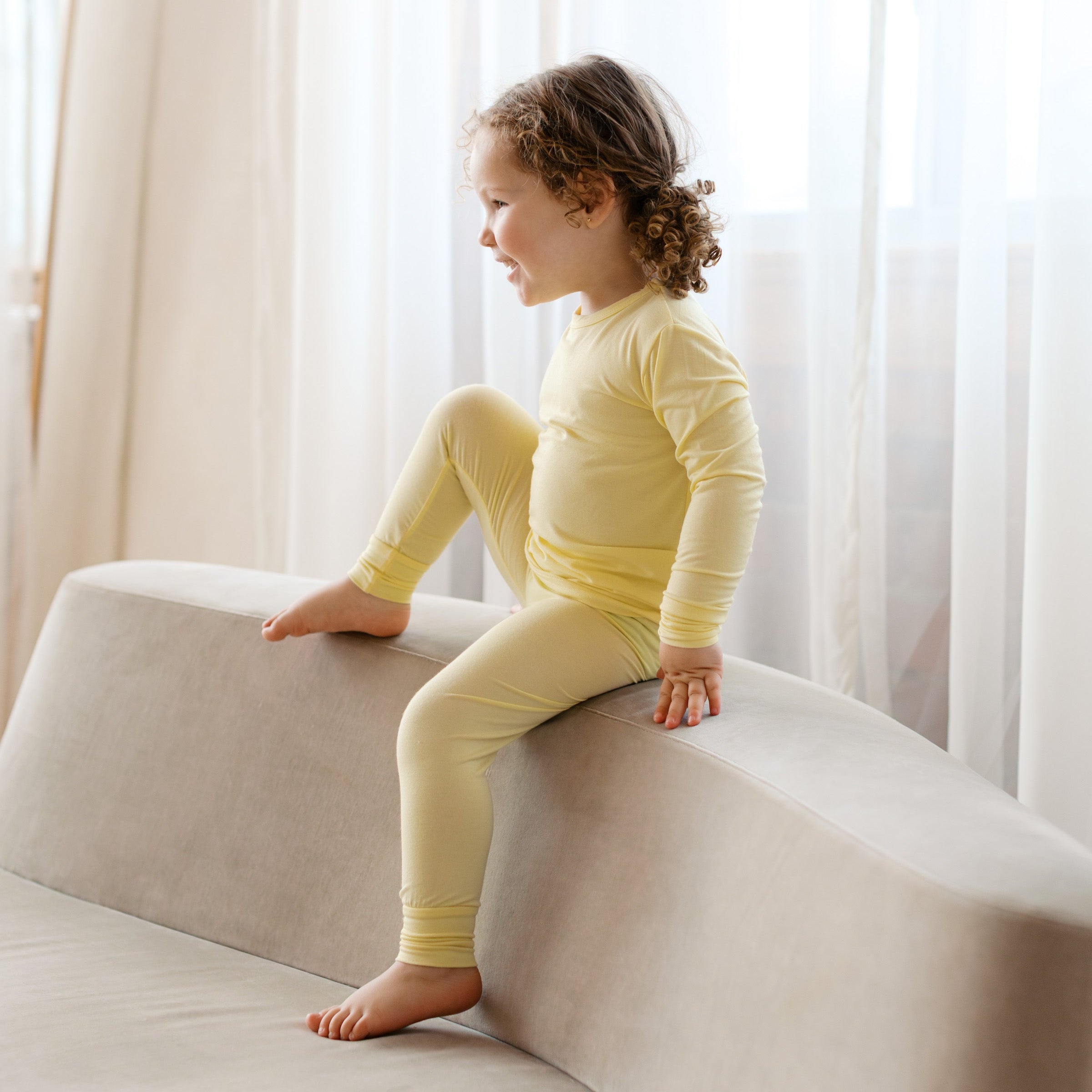 Butter Yellow Two - Piece PJs