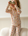 April - Garden Two - Piece PJs - Roobear Kids