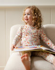 April - Garden Two - Piece PJs - Roobear Kids