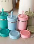 Stainless Steel Spill - Proof Cups (4 - Pack) - Roobear Kids