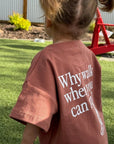 Why Walk Organic Cotton Tee - Roobear Kids