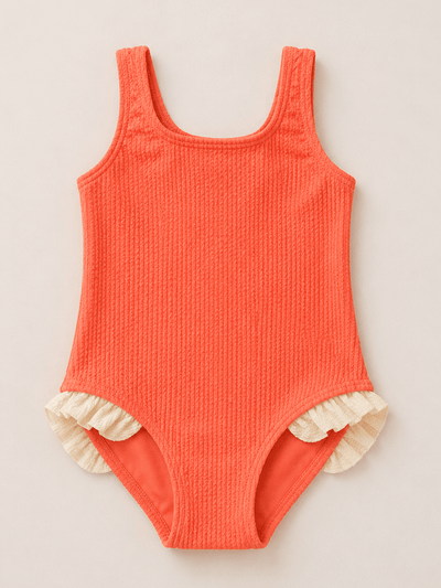 Ruffle One-Piece Swimsuit - Roobear Kids