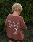 Why Walk Organic Cotton Tee - Roobear Kids