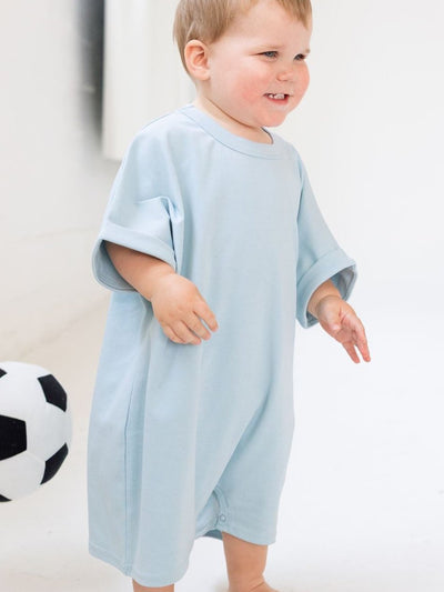 Solid Cotton Romper - Roobear Kids