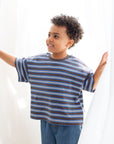 Striped 100% Cotton Tee - Roobear Kids