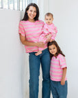 Mini Matching Striped 100% Cotton Tees - Roobear Kids