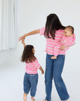 Mom Matching 100% Cotton Striped Tee - Roobear Kids