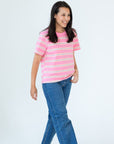 Mom Matching 100% Cotton Striped Tee - Roobear Kids
