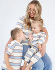 Mini Matching Striped 100% Cotton Tees - Roobear Kids