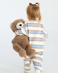 Striped Long Sleeve Romper - Roobear Kids