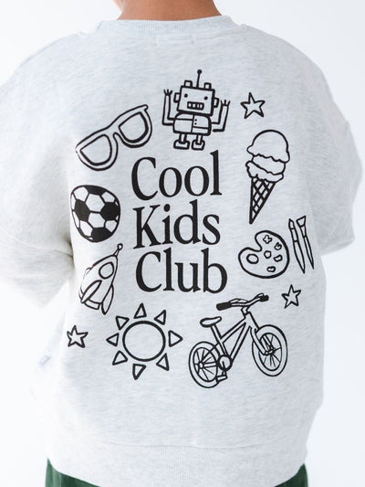 Cool Kids Club 100% Cotton Crewneck - Roobear Kids
