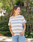 Mom Matching 100% Cotton Striped Tee - Roobear Kids