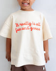 Really Just Fun and Games Organic Cotton Tee - Roobear Kids