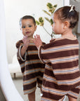 Cotton Striped Romper - Roobear Kids