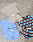 Cotton Striped Sets - Roobear Kids