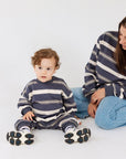 Striped Long Sleeve Romper - Roobear Kids