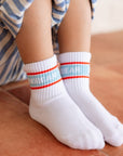 Double Striped Socks - 4 - pack - Roobear Kids