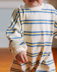Striped Long Sleeve Romper - Roobear Kids