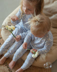Peonies Bamboo Two - Piece PJs - Roobear Kids