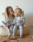 Peonies Bamboo Two - Piece PJs - Roobear Kids