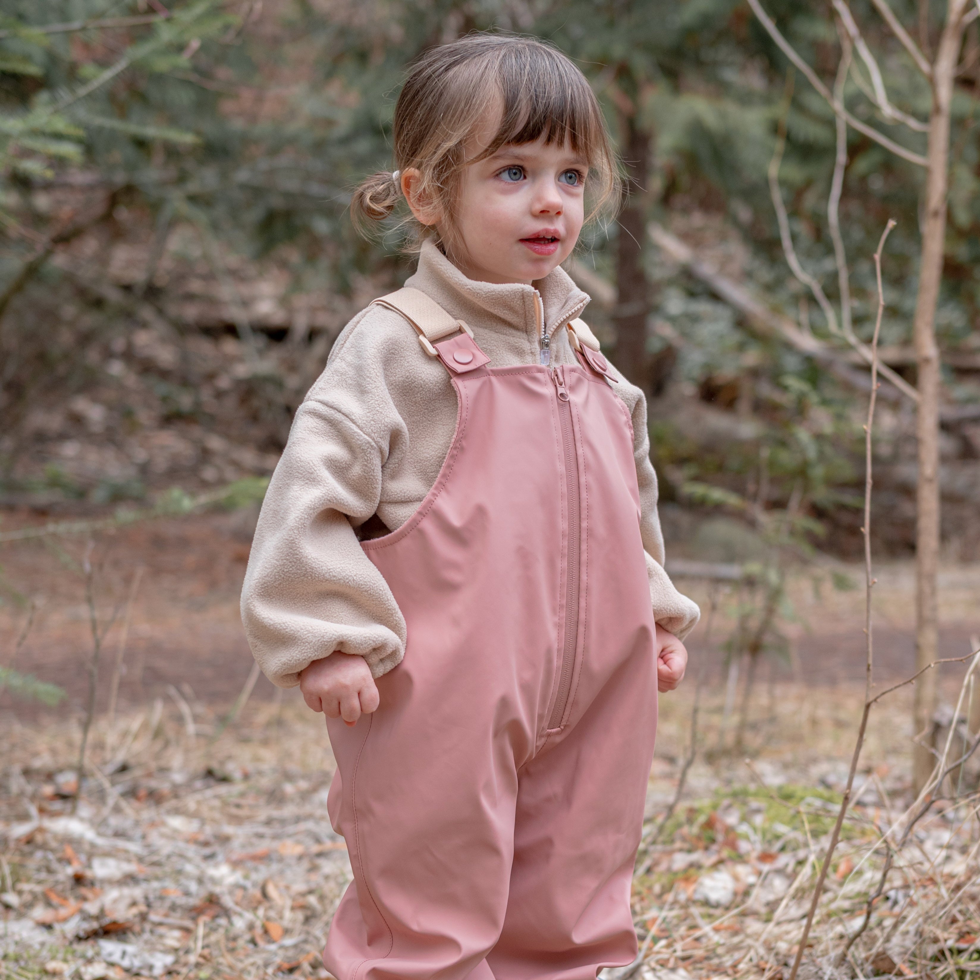 Rain Gear - Waterproof Fleece-Lined Overalls