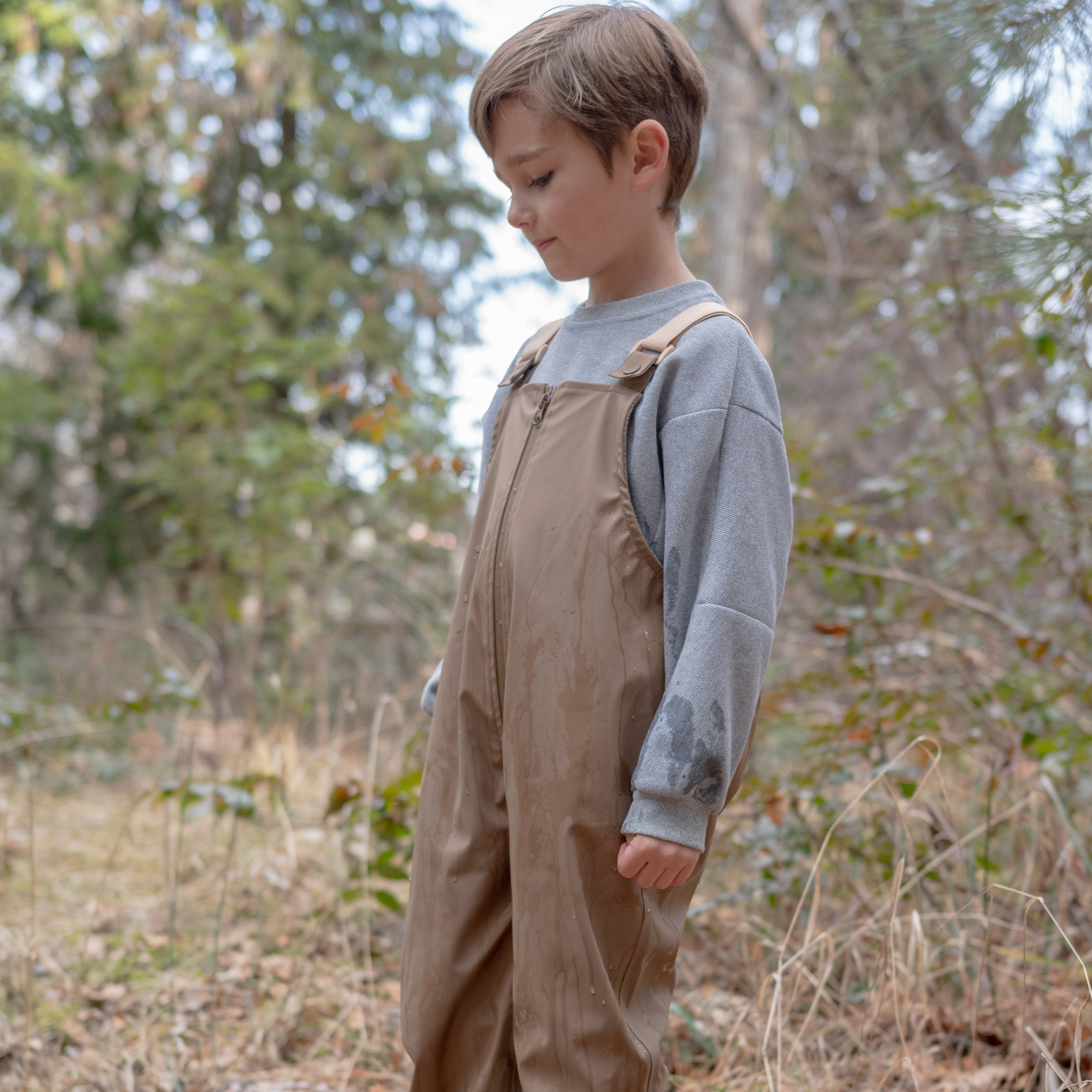 Rain Gear - Waterproof Fleece-Lined Overalls