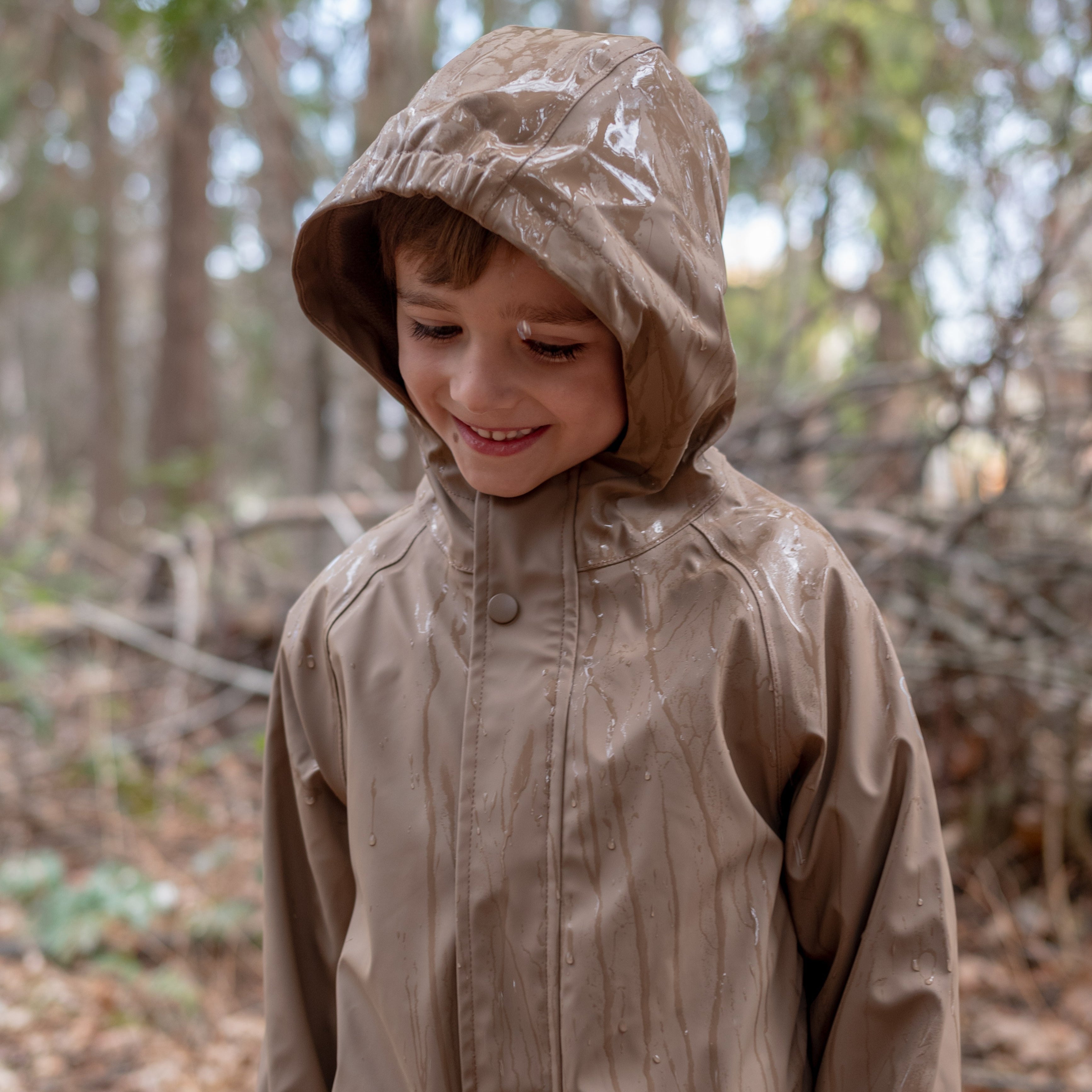 Rain Gear -  Waterproof Fleece-Lined Rain Jacket