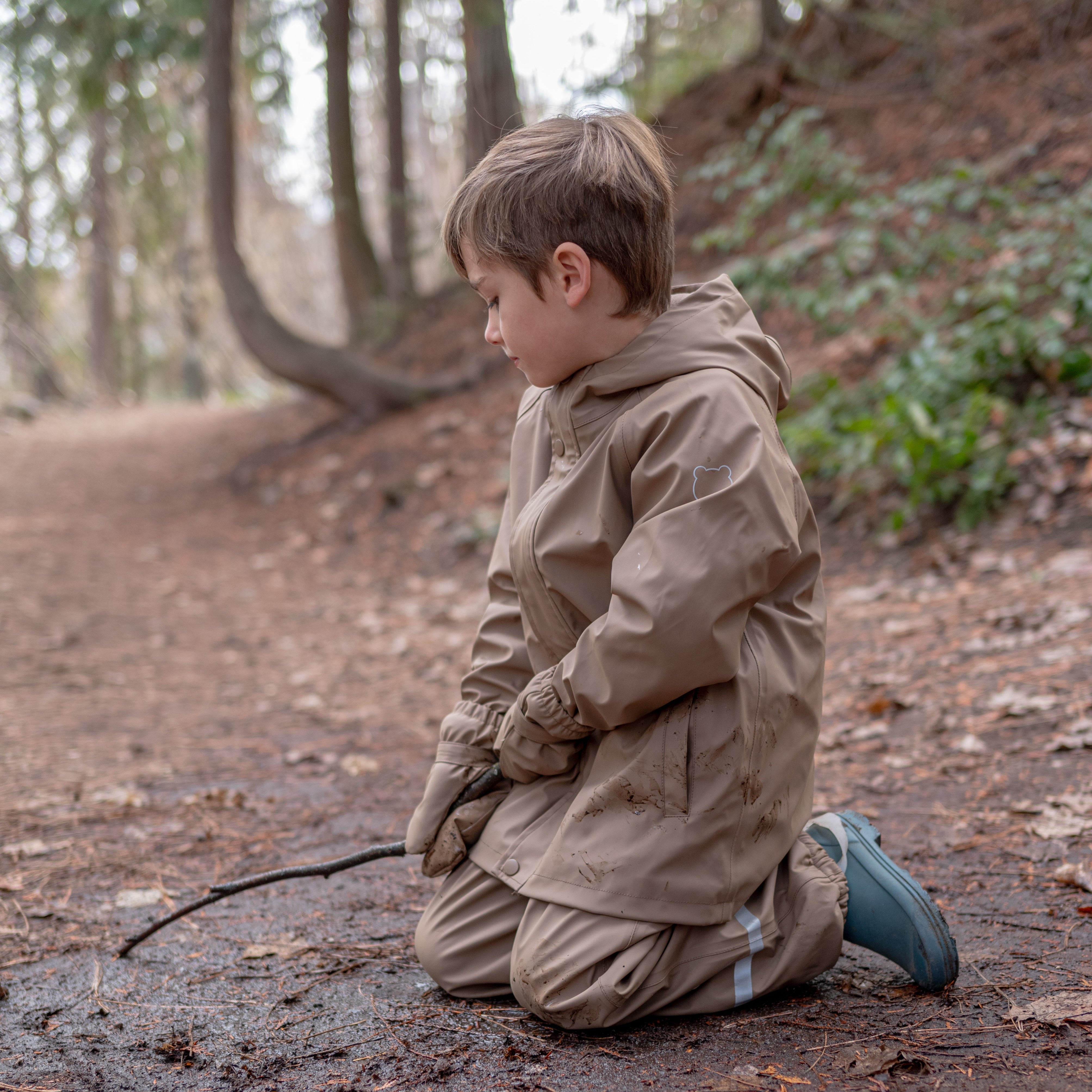 Rain Gear -  Waterproof Fleece-Lined Rain Jacket