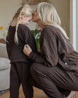 The Go - To Sweatsuit - Grey, Sage, Oatmeal and Brown - Roobear Kids