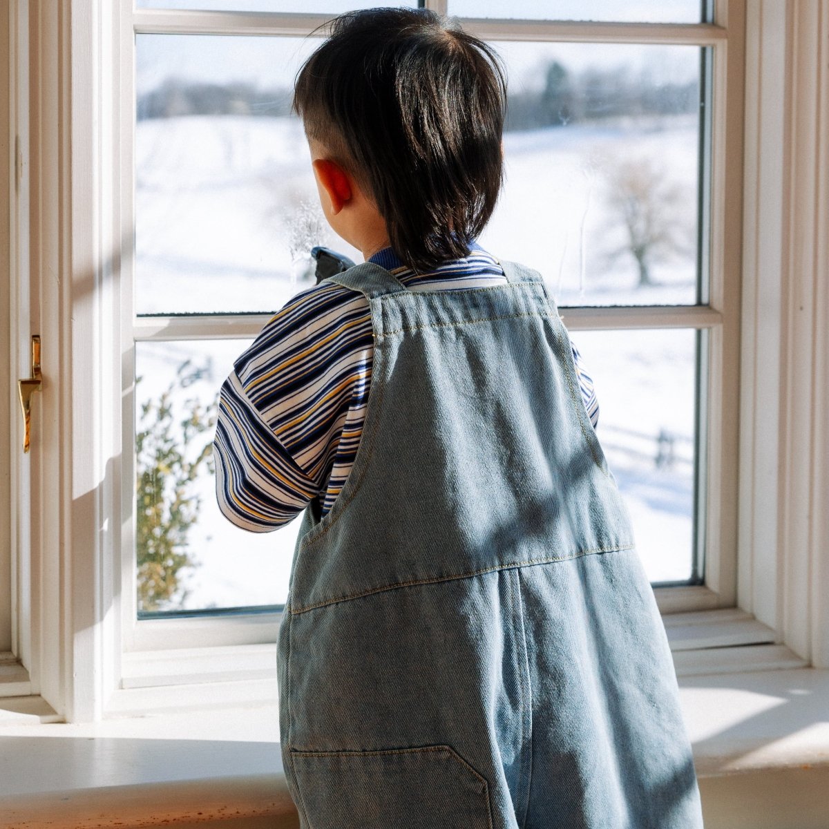 No - Fuss Denim Overalls - Roobear Kids