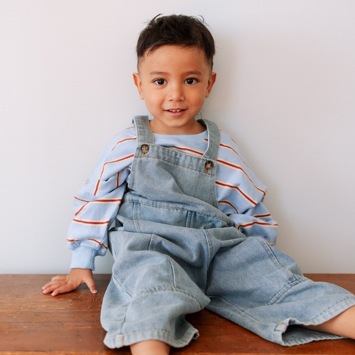 No - Fuss Denim Overalls - Roobear Kids