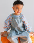 No - Fuss Denim Overalls - Roobear Kids