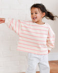 Striped Lightweight Crewneck - Roobear Kids