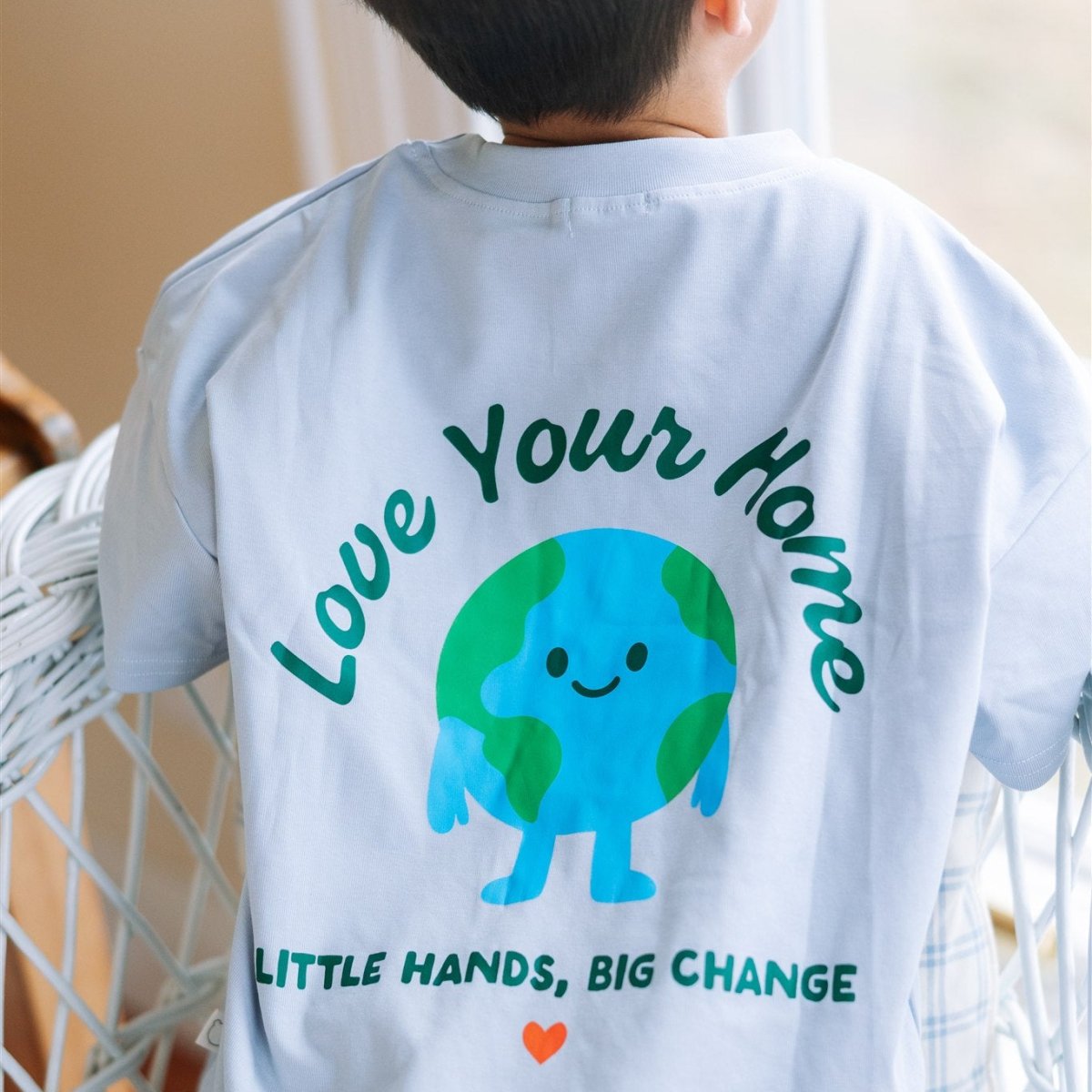 Love Your Home Organic Cotton Tee - Roobear Kids