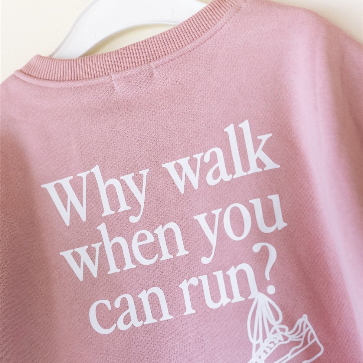 Why Walk Graphic Crewnecks - Roobear Kids