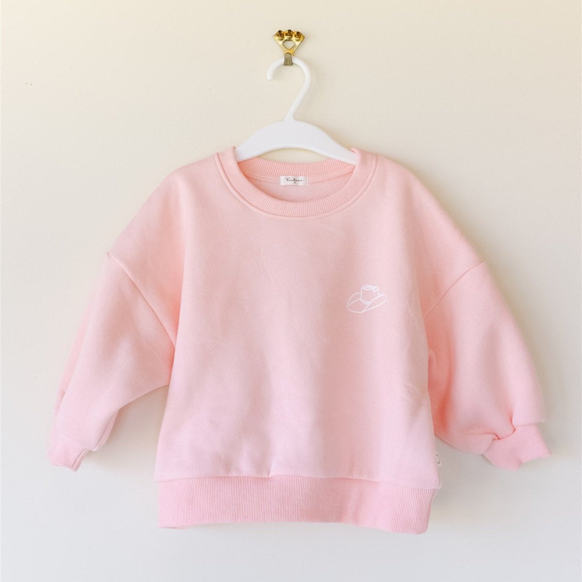 First Rodeo Fleece - lined Graphic Crewneck - Roobear Kids