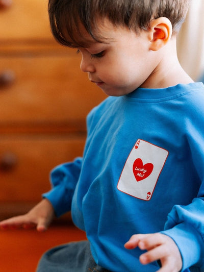 Lucky Me Lightweight Crewneck - Roobear Kids