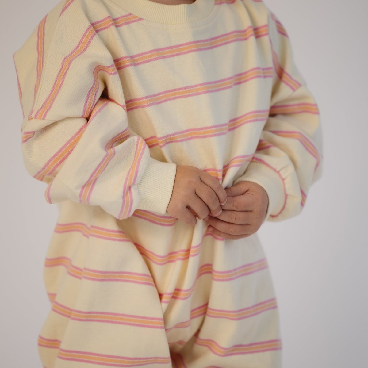 Striped Long Sleeve Romper - Roobear Kids