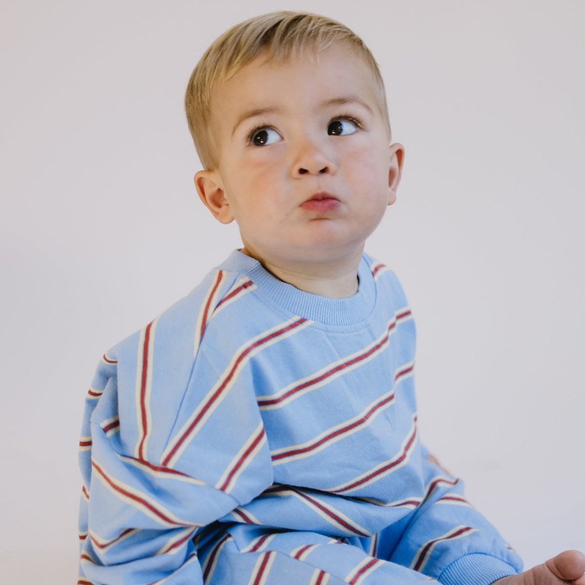 Striped Long Sleeve Romper - Roobear Kids