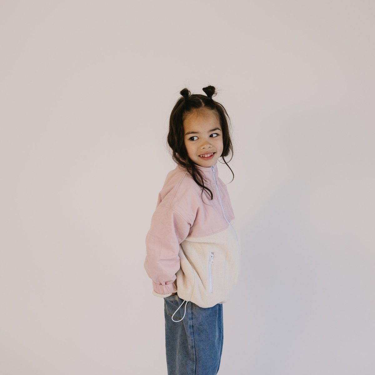 Colourblock Fleece - lined Jacket - Roobear Kids